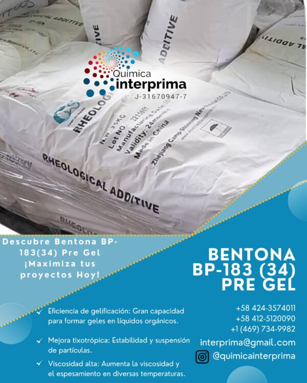 Bentona BP-183 (34) Pre Gel