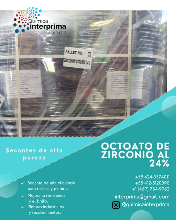 Octoato de Zirconio al 24%