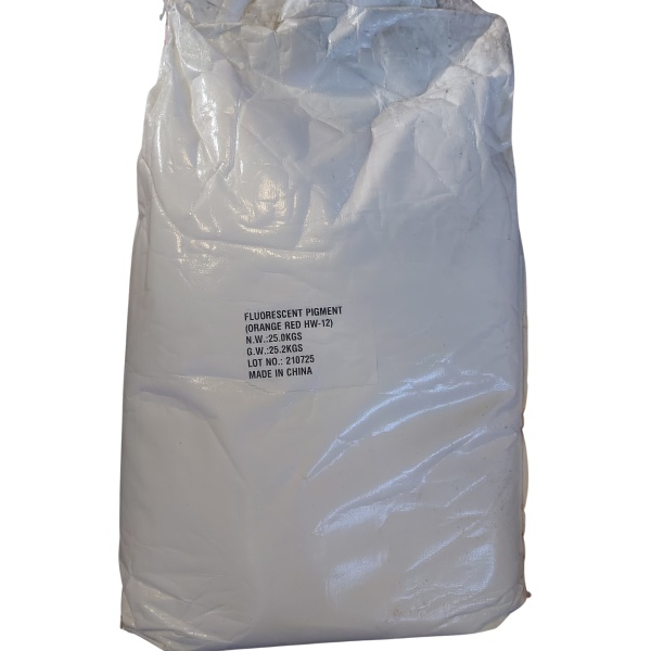 FLUORESCENT PIGMENT ORANGE RED HW-12